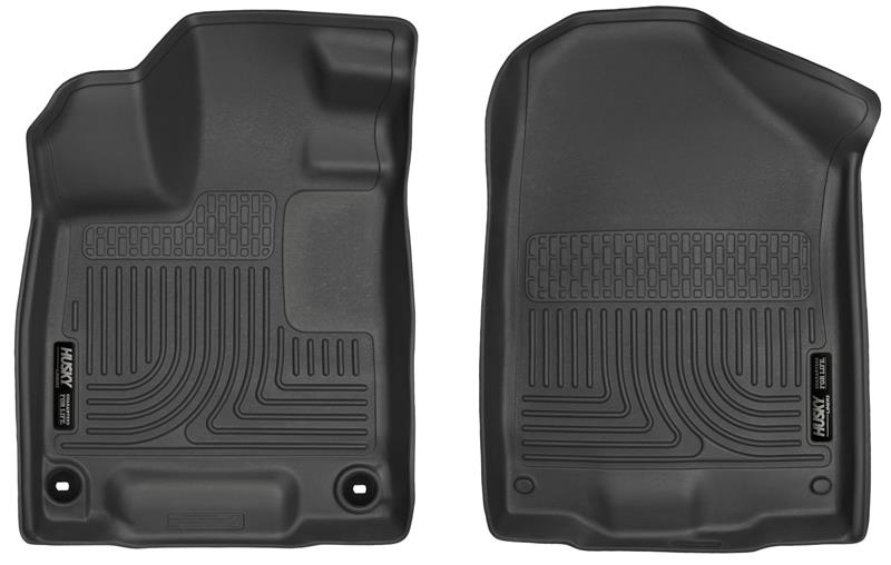Honda Ridgeline Floor Mats - Front - Husky Liners - WeatherBeater - Black - 2017